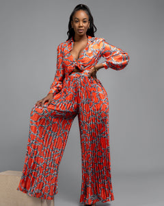 Orange You Happy Jumpsuit - Feminine Fashion Boutique