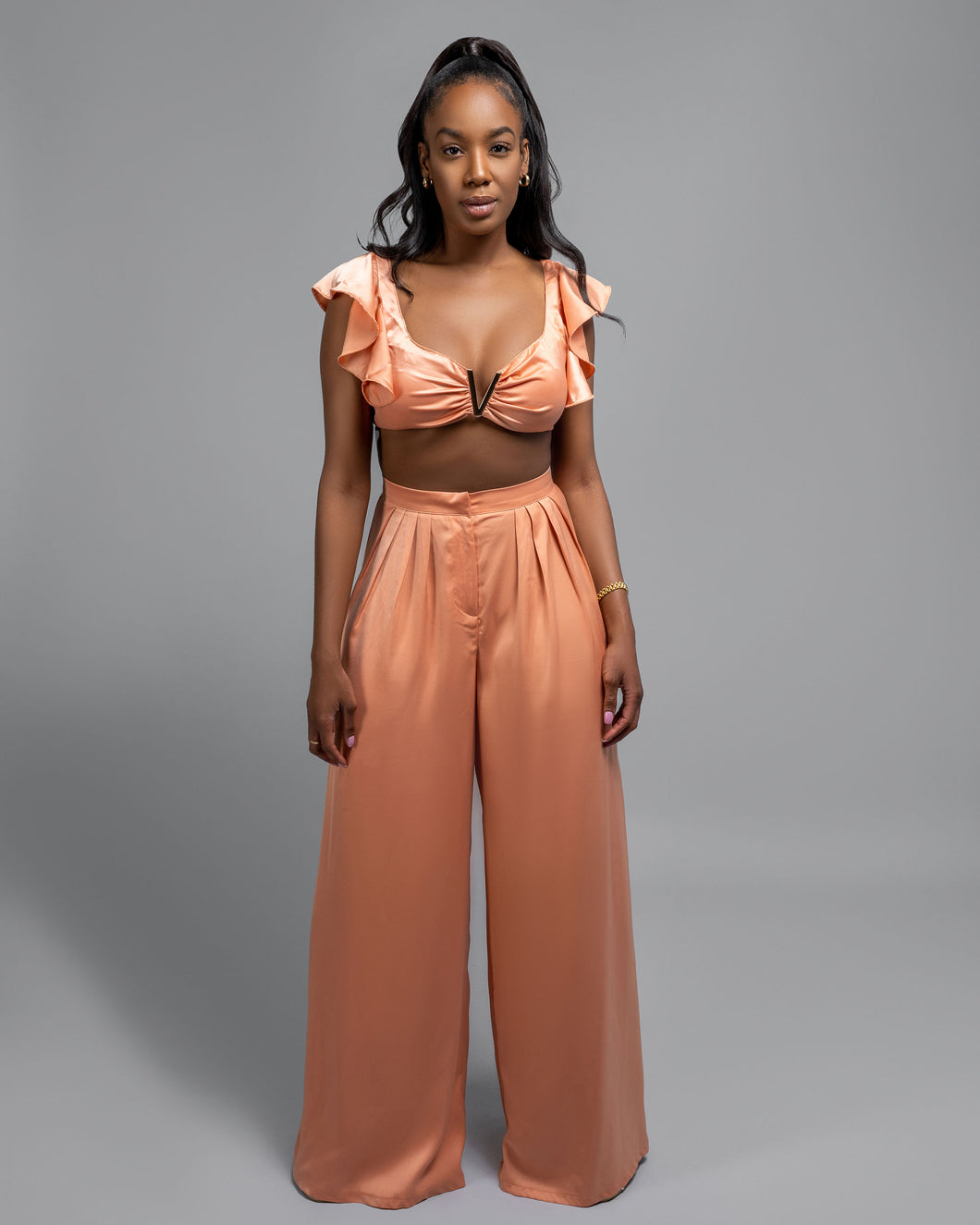 Peach Mimosa Set - Feminine Fashion Boutique